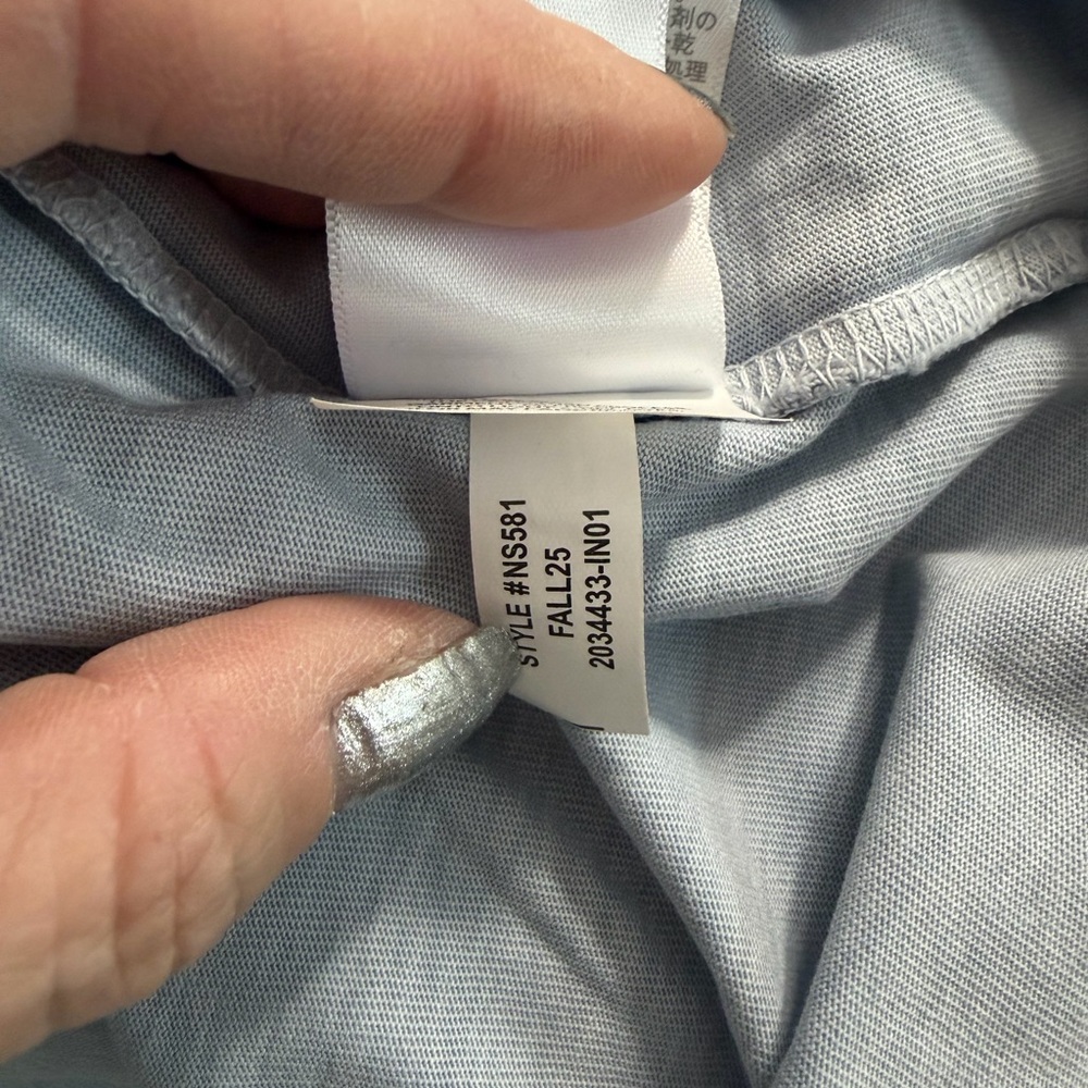 Madewell Perfect Tee- Iced Blue - Picture 10 of 11